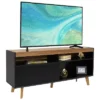 Sunnydaze Decor Sunnydaze Indoor Mid-Century Modern TV Stand Console With Storage Cabinet And Shelves For 58" TV -Sunnydaze Decor GUEST 023d7636 68c4 4669 8b65 e1d3a0fc8d49