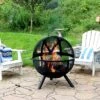 Sunnydaze Decor Sunnydaze Outdoor Portable Camping Or Backyard Flaming Sphere Ball Fire Pit With Built-In Spark Screen - 30" - Black 2 Sunnydaze Decor Sunnydaze Outdoor Portable Camping Or Backyard Flaming Sphere Ball Fire Pit With Built-In Spark Screen - 30" - Black -Sunnydaze Decor GUEST 027f42c3 a58a 4b22 81dc dc0fcfad8a10
