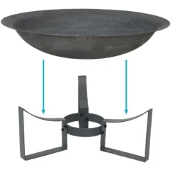 Sunnydaze Decor Sunnydaze Outdoor Camping Or Backyard Cast Iron With Heat Resistant Finish Modern Round Fire Pit Bowl With Stand - 23" - Bronze 12 Sunnydaze Decor Sunnydaze Outdoor Camping Or Backyard Cast Iron With Heat Resistant Finish Modern Round Fire Pit Bowl With Stand - 23" - Bronze -Sunnydaze Decor GUEST 0347f6c0 0f50 41a5 801e 266a6590e30d