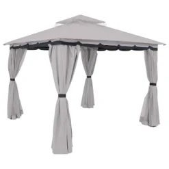Sunnydaze Decor Sunnydaze Soft Top Rectangle Patio Gazebo With Screens And Privacy Walls For Backyard, Garden Or Deck 23 Sunnydaze Decor Sunnydaze Soft Top Rectangle Patio Gazebo With Screens And Privacy Walls For Backyard, Garden Or Deck -Sunnydaze Decor GUEST 0491a1ff aaa4 4720 973a 58f1708a1fc0