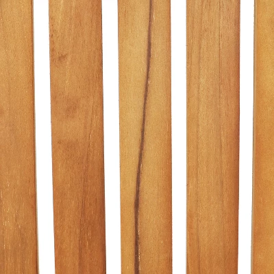 Sunnydaze Decor Sunnydaze Outdoor Solid Teak Wood Slat-Back Patio Dining Armchair 7 Sunnydaze Decor Sunnydaze Outdoor Solid Teak Wood Slat-Back Patio Dining Armchair - Image 5