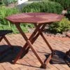 Sunnydaze Decor Sunnydaze Outdoor Meranti Wood Folding Octagon Patio Dining Table - 35" - Brown -Sunnydaze Decor GUEST 073447ce e396 45f6 a730 e9a7e8f48e69