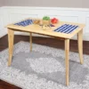 Sunnydaze Decor Sunnydaze Indoor 4-Foot Solid Rubberwood Rectangular Dining Table - Natural -Sunnydaze Decor GUEST 0c54c131 146f 47c1 a236 6b59f0d5e03b