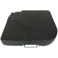 Sunnydaze Decor Sunnydaze Outdoor Heavy-Duty Fillable Cantilever Offset Cross Style Patio Umbrella Base Weight Plates - Black - 4pk -Sunnydaze Decor GUEST 0d2bbead e565 42ba b750 ce0ca0e560f1