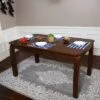 Sunnydaze Decor Sunnydaze Indoor 5-Foot Solid Rubberwood Rectangular Dining Table - Dark Walnut -Sunnydaze Decor GUEST 0d566f49 82c3 45e5 af84 eeb767ed567b