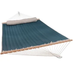 Sunnydaze Decor Sunnydaze Heavy-Duty 2-Person Quilted Designs Fabric Hammock With Spreader Bars And Detachable Pillow - 440 Lb Weight Capacity 17 Sunnydaze Decor Sunnydaze Heavy-Duty 2-Person Quilted Designs Fabric Hammock With Spreader Bars And Detachable Pillow - 440 Lb Weight Capacity -Sunnydaze Decor GUEST 0e7e6256 7c8c 40ba b1f1 afda4d94e39b