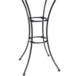 Sunnydaze Decor Sunnydaze Elegant Round Wrought Iron Bar Table -30" Diameter X 39.5" H - Black -Sunnydaze Decor GUEST 1c0fe8f4 a588 4ee1 a9bd 1b27d0ea9bb5