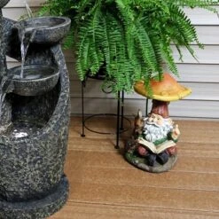 Sunnydaze Decor Sunnydaze Bernard The Bookworm Resin Indoor/Outdoor Garden Gnome With Mushroom And Solar Light - 16" H 17 Sunnydaze Decor Sunnydaze Bernard The Bookworm Resin Indoor/Outdoor Garden Gnome With Mushroom And Solar Light - 16" H -Sunnydaze Decor GUEST 1c3f1dd1 d828 4198 8908 b53af07b4c53