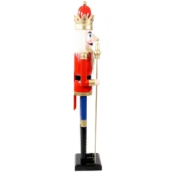 Sunnydaze Decor Sunnydaze Arnold The Strong Indoor Decorative Traditional Christmas Wooden Nutcracker Statue, 48-Inch 15 Sunnydaze Decor Sunnydaze Arnold The Strong Indoor Decorative Traditional Christmas Wooden Nutcracker Statue, 48-Inch -Sunnydaze Decor GUEST 2021ab07 3100 462a a453 087604845442