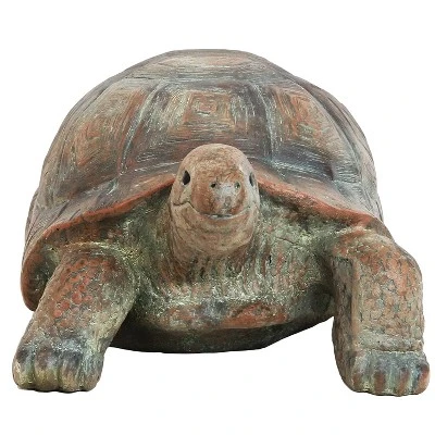 Sunnydaze Decor Sunnydaze Indoor/Outdoor Glass Fiber Reinforced Concrete Talia The Tortoise Patio Garden Yard Entryway Decorative Statue - 29" 6 Sunnydaze Decor Sunnydaze Indoor/Outdoor Glass Fiber Reinforced Concrete Talia The Tortoise Patio Garden Yard Entryway Decorative Statue - 29" - Image 4
