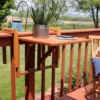 Sunnydaze Decor Sunnydaze Outdoor Folding Balcony Railing Table - Meranti Wood Construction - Brown 2 Sunnydaze Decor Sunnydaze Outdoor Folding Balcony Railing Table - Meranti Wood Construction - Brown -Sunnydaze Decor GUEST 2298ed0d 4325 443f af50 d02625e05d3d