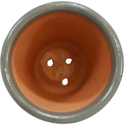 Sunnydaze Decor Sunnydaze Studio Outdoor/Indoor UV- And Frost-Resistant Ceramic Flower Pot Planter With Drainage Holes -Sunnydaze Decor GUEST 26ec33c1 a84f 478b 8c90 08523c7beeba