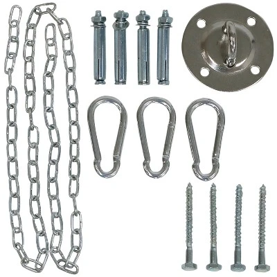 Sunnydaze Decor Sunnydaze Audrey Olefin Fabric Outdoor Hammock Chair Swing With Bamboo Wood Armrest And Cushion - 260 Lb Weight Capacity - Red 8 Sunnydaze Decor Sunnydaze Audrey Olefin Fabric Outdoor Hammock Chair Swing With Bamboo Wood Armrest And Cushion - 260 Lb Weight Capacity - Red - Image 6