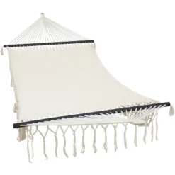 Sunnydaze Decor Sunnydaze Heavy-Duty Deluxe Hand-Woven Cotton American-Style Mayan Hammock With Spreader Bars - 770 Lb Weight Capacity 12 Sunnydaze Decor Sunnydaze Heavy-Duty Deluxe Hand-Woven Cotton American-Style Mayan Hammock With Spreader Bars - 770 Lb Weight Capacity -Sunnydaze Decor GUEST 2af0289c db0f 499c a6f7 4b4e665698fb 1