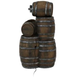 Sunnydaze Decor Sunnydaze 29"H Electric Polyresin Stacked Whiskey Barrel Outdoor Water Fountain With LED Lights 18 Sunnydaze Decor Sunnydaze 29"H Electric Polyresin Stacked Whiskey Barrel Outdoor Water Fountain With LED Lights -Sunnydaze Decor GUEST 2dfdacbf 66c8 4d12 98bf db30f34bf67c