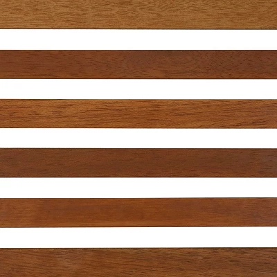 Sunnydaze Decor Sunnydaze Meranti Wood With Teak Oil Finish Wooden Folding Patio Lawn Slatted Arm Chairs Set - Brown - 2pk 9 Sunnydaze Decor Sunnydaze Meranti Wood With Teak Oil Finish Wooden Folding Patio Lawn Slatted Arm Chairs Set - Brown - 2pk - Image 7