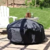 Sunnydaze Decor Sunnydaze Outdoor Heavy-Duty Weather-Resistant Vinyl PVC Round Fire Pit Cover With Drawstring Closure - Black -Sunnydaze Decor GUEST 2ff2081a d479 4684 82fc 496d8ea10127