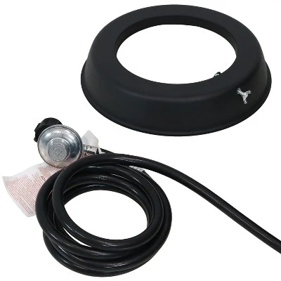 Sunnydaze Decor Sunnydaze Contempo Outdoor Propane Gas Fire Pit Bowl With Weather-Resistant Durable Cover And Lava Rocks - 34" Square 9 Sunnydaze Decor Sunnydaze Contempo Outdoor Propane Gas Fire Pit Bowl With Weather-Resistant Durable Cover And Lava Rocks - 34" Square - Image 7