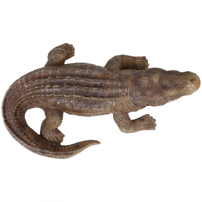Sunnydaze Decor Sunnydaze 23.5" Addison The Adventurous Alligator Realistic Polystone Garden Statue Decor For Indoor Or Outdoor Use 7 Sunnydaze Decor Sunnydaze 23.5" Addison The Adventurous Alligator Realistic Polystone Garden Statue Decor For Indoor Or Outdoor Use - Image 5