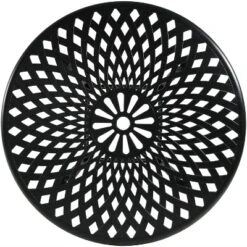 Sunnydaze Decor Sunnydaze Outdoor Crossweave Design Black Cast Aluminum Round Patio Dining Table With Umbrella Hole 13 Sunnydaze Decor Sunnydaze Outdoor Crossweave Design Black Cast Aluminum Round Patio Dining Table With Umbrella Hole -Sunnydaze Decor GUEST 3eae8584 57a2 4177 9f8a a713a4bb6557