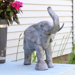 Sunnydaze Decor 32 Sunnydaze Decor Sunnydaze 18.5" Elijah The Excellent Elephant Indoor And Outdoor Garden And Home Statue