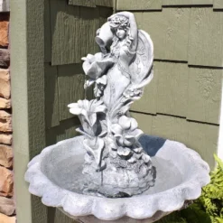 Sunnydaze Decor Sunnydaze Outdoor Polyresin Fairy Flower Solar Powered Water Fountain Feature With Battery Backup - 42" 18 Sunnydaze Decor Sunnydaze Outdoor Polyresin Fairy Flower Solar Powered Water Fountain Feature With Battery Backup - 42" -Sunnydaze Decor GUEST 443cb20f 58da 4d35 8168 3dcb1ecfbde8