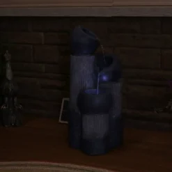 Sunnydaze Decor Sunnydaze Outdoor Solar Powered Polyresin Tiered Cascading Cups Water Fountain With Battery Backup - 29" -Sunnydaze Decor GUEST 4c12da0b 462b 40cd 9e42 1d7274b2f126