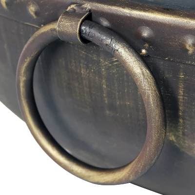 Sunnydaze Decor Sunnydaze Outdoor Camping Or Backyard Large Fire Pit Bowl With Spark Screen, Log Poker, And Metal Wood Grate - 30" - Bronze 4 Sunnydaze Decor Sunnydaze Outdoor Camping Or Backyard Large Fire Pit Bowl With Spark Screen, Log Poker, And Metal Wood Grate - 30" - Bronze - Image 2