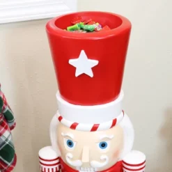Sunnydaze Decor Sunnydaze Alfonso The Noble Large Indoor/Outdoor Nutcracker Statue - Red/White - 36" -Sunnydaze Decor GUEST 5061bc54 9a42 4665 b070 e5b229e53f4b