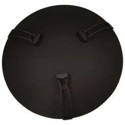 Sunnydaze Decor Sunnydaze Outdoor Camping Backyard Steel Round Classic Ebony Raised Fire Pit Bowl With 3 Folding Legs - Black - 24" -Sunnydaze Decor GUEST 50f0ae0b 1fa6 482d b68d c57825b94813