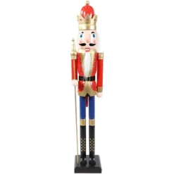Sunnydaze Decor Sunnydaze Arnold The Strong Indoor Decorative Traditional Christmas Wooden Nutcracker Statue, 48-Inch 14 Sunnydaze Decor Sunnydaze Arnold The Strong Indoor Decorative Traditional Christmas Wooden Nutcracker Statue, 48-Inch -Sunnydaze Decor GUEST 53ca4ff5 6ea3 4770 9337 e0be4ae15834