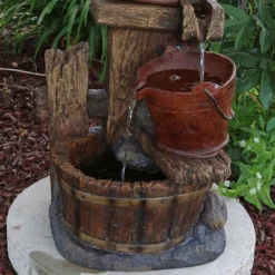 Sunnydaze Decor Sunnydaze 26"H Electric Polyresin Bluebird House And Buckets Outdoor Water Fountain 12 Sunnydaze Decor Sunnydaze 26"H Electric Polyresin Bluebird House And Buckets Outdoor Water Fountain -Sunnydaze Decor GUEST 55e31bbc 2391 4d0d acd0 131448199596