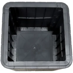 Sunnydaze Decor Sunnydaze Faux Wood Design Outdoor Side Table With Storage - 11.5-Gal. -Sunnydaze Decor GUEST 56063365 bf87 478d 935b 4f78a9f25835