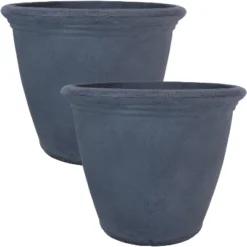 Sunnydaze Decor Sunnydaze Indoor/Outdoor Patio, Garden, Or Porch Weather-Resistant Double-Walled Anjelica Flower Pot Planter - 20" - Sable Finish 13 Sunnydaze Decor Sunnydaze Indoor/Outdoor Patio, Garden, Or Porch Weather-Resistant Double-Walled Anjelica Flower Pot Planter - 20" - Sable Finish -Sunnydaze Decor GUEST 5998d7b8 300d 4327 be79 64bafa5e797f