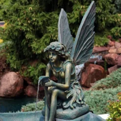 Sunnydaze Decor Sunnydaze 30"H Electric Fiberglass Fairy Shell Outdoor Water Fountain 15 Sunnydaze Decor Sunnydaze 30"H Electric Fiberglass Fairy Shell Outdoor Water Fountain -Sunnydaze Decor GUEST 5a3545af d4c5 4068 9381 fe2a54e5dfe3