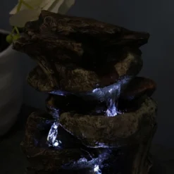 Sunnydaze Decor Sunnydaze Indoor Home Decorative Tiered Rock And Log Waterfall Tabletop Water Fountain With LED Lights - 10" 17 Sunnydaze Decor Sunnydaze Indoor Home Decorative Tiered Rock And Log Waterfall Tabletop Water Fountain With LED Lights - 10" -Sunnydaze Decor GUEST 5e9d5538 a9c3 49cd b5e5 1db02c8071a2