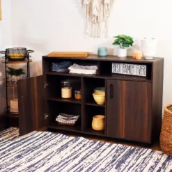 Sunnydaze Decor Sunnydaze Indoor Anthony Sideboard Storage Buffet Cabinet With Shelves - 48.5" 15 Sunnydaze Decor Sunnydaze Indoor Anthony Sideboard Storage Buffet Cabinet With Shelves - 48.5" -Sunnydaze Decor GUEST 60c02a47 6a5c 451c b634 9b99cb6ca558