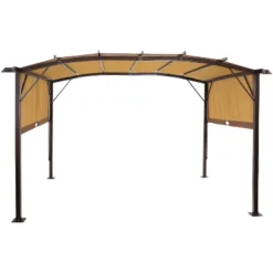 Sunnydaze Decor Sunnydaze 9' X 12' Metal Arched Pergola With Retractable Canopy 18 Sunnydaze Decor Sunnydaze 9' X 12' Metal Arched Pergola With Retractable Canopy -Sunnydaze Decor GUEST 62810a3f 1069 4f3b 8377 e02fe97b1496