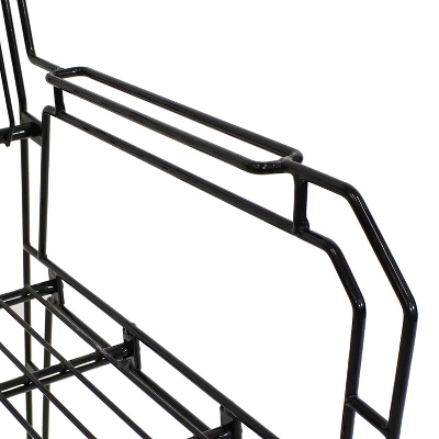 Sunnydaze Decor Sunnydaze Indoor/Outdoor Modern Furniture Steel Wire Patio Bench - Black - 30.75" H 6 Sunnydaze Decor Sunnydaze Indoor/Outdoor Modern Furniture Steel Wire Patio Bench - Black - 30.75" H - Image 4