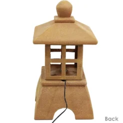 Sunnydaze Decor Sunnydaze 23"H Electric Resin Zen Lantern Outdoor Water Fountain With LED Lights -Sunnydaze Decor GUEST 6d71f9ef 3973 4c66 8110 f431b60df2d2
