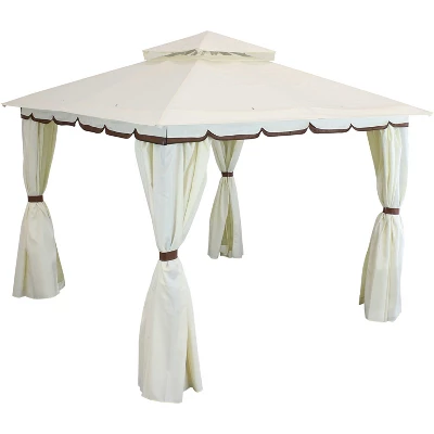 Sunnydaze Decor Sunnydaze Soft Top Rectangle Patio Gazebo With Screens And Privacy Walls For Backyard, Garden Or Deck 11 Sunnydaze Decor Sunnydaze Soft Top Rectangle Patio Gazebo With Screens And Privacy Walls For Backyard, Garden Or Deck - Image 9