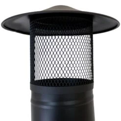 Sunnydaze Decor Sunnydaze Outdoor Backyard Patio Steel Wood-Burning Fire Pit Chiminea With Rain Cap And Mesh Sides - 66" - Black 13 Sunnydaze Decor Sunnydaze Outdoor Backyard Patio Steel Wood-Burning Fire Pit Chiminea With Rain Cap And Mesh Sides - 66" - Black -Sunnydaze Decor GUEST 780cb0cf 4b6a 4f53 a350 a15077bb45ce