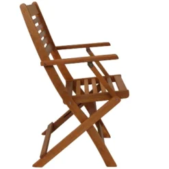 Sunnydaze Decor Sunnydaze Meranti Wood With Teak Oil Finish Wooden Folding Patio Lawn Slatted Arm Chairs Set - Brown - 2pk 14 Sunnydaze Decor Sunnydaze Meranti Wood With Teak Oil Finish Wooden Folding Patio Lawn Slatted Arm Chairs Set - Brown - 2pk -Sunnydaze Decor GUEST 78fce8c9 7fd7 4f30 abaf 4b030eaf9f04 1