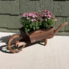 Sunnydaze Decor Sunnydaze Wooden Decorative Wheelbarrow Planter For Patio, Lawn And Garden - 35" L X 10" W X 11" - Brown -Sunnydaze Decor GUEST 79467627 6bf8 48ec 9c67 f8e201febd8e