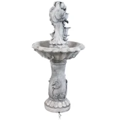 Sunnydaze Decor Sunnydaze Outdoor Polyresin Fairy Flower Solar Powered Water Fountain Feature With Battery Backup - 42" 19 Sunnydaze Decor Sunnydaze Outdoor Polyresin Fairy Flower Solar Powered Water Fountain Feature With Battery Backup - 42" -Sunnydaze Decor GUEST 79e613f7 d8f7 4227 b673 19a233cb2826