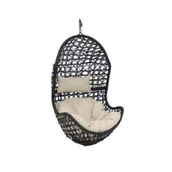 Sunnydaze Decor Sunnydaze Outdoor Resin Wicker Patio Cordelia Hanging Basket Egg Chair Swing With Cushion And Headrest - 2pc 18 Sunnydaze Decor Sunnydaze Outdoor Resin Wicker Patio Cordelia Hanging Basket Egg Chair Swing With Cushion And Headrest - 2pc -Sunnydaze Decor GUEST 7f239976 ce51 47be a3ac ce87dadf541e