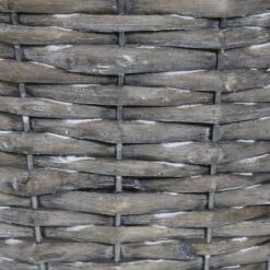 Sunnydaze Decor Sunnydaze Gray Willow Wicker Planter Baskets With Handles And Plastic Lining - Set Of 5 -Sunnydaze Decor GUEST 802ef6a7 ca41 48d9 8a56 7fb968ccdd20