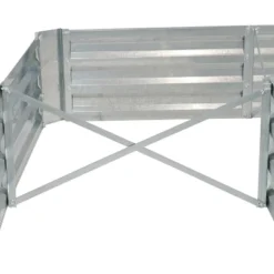 Sunnydaze Decor Sunnydaze Outdoor Galvanized Steel L-Shaped Raised Garden Bed For Plants, Vegetables, And Flowers - 59.5" -Sunnydaze Decor GUEST 83185799 8e7c 4827 8483 c78075290481