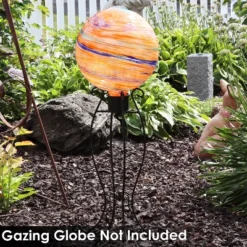 Sunnydaze Decor Sunnydaze Outdoor Graceful Curved Steel Gazing Globe Stand - 18.25" - Black 12 Sunnydaze Decor Sunnydaze Outdoor Graceful Curved Steel Gazing Globe Stand - 18.25" - Black -Sunnydaze Decor GUEST 89610348 eb6c 4810 a6f9 6e5c5d6bd30b