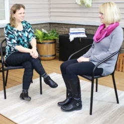 Sunnydaze Decor Sunnydaze Steel Frame And Polypropylene Seat And Back Aderes Outdoor Patio Arm Chair -Sunnydaze Decor GUEST 8a359192 432b 4485 ba9f a7ac24dbd0ec